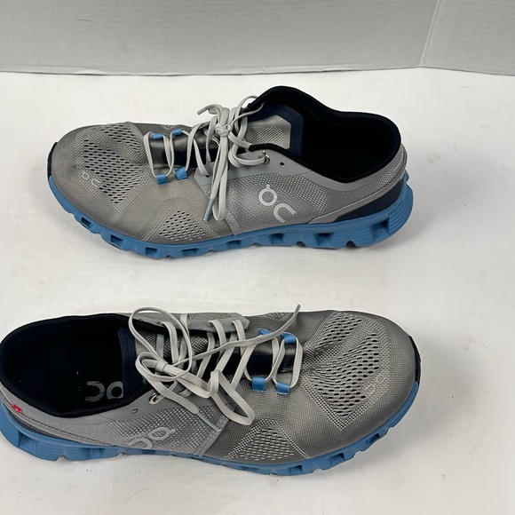 On‎ Running Cloud X Grey Blue Alloy Niagara Sz 9.5 - Picture 6 of 6